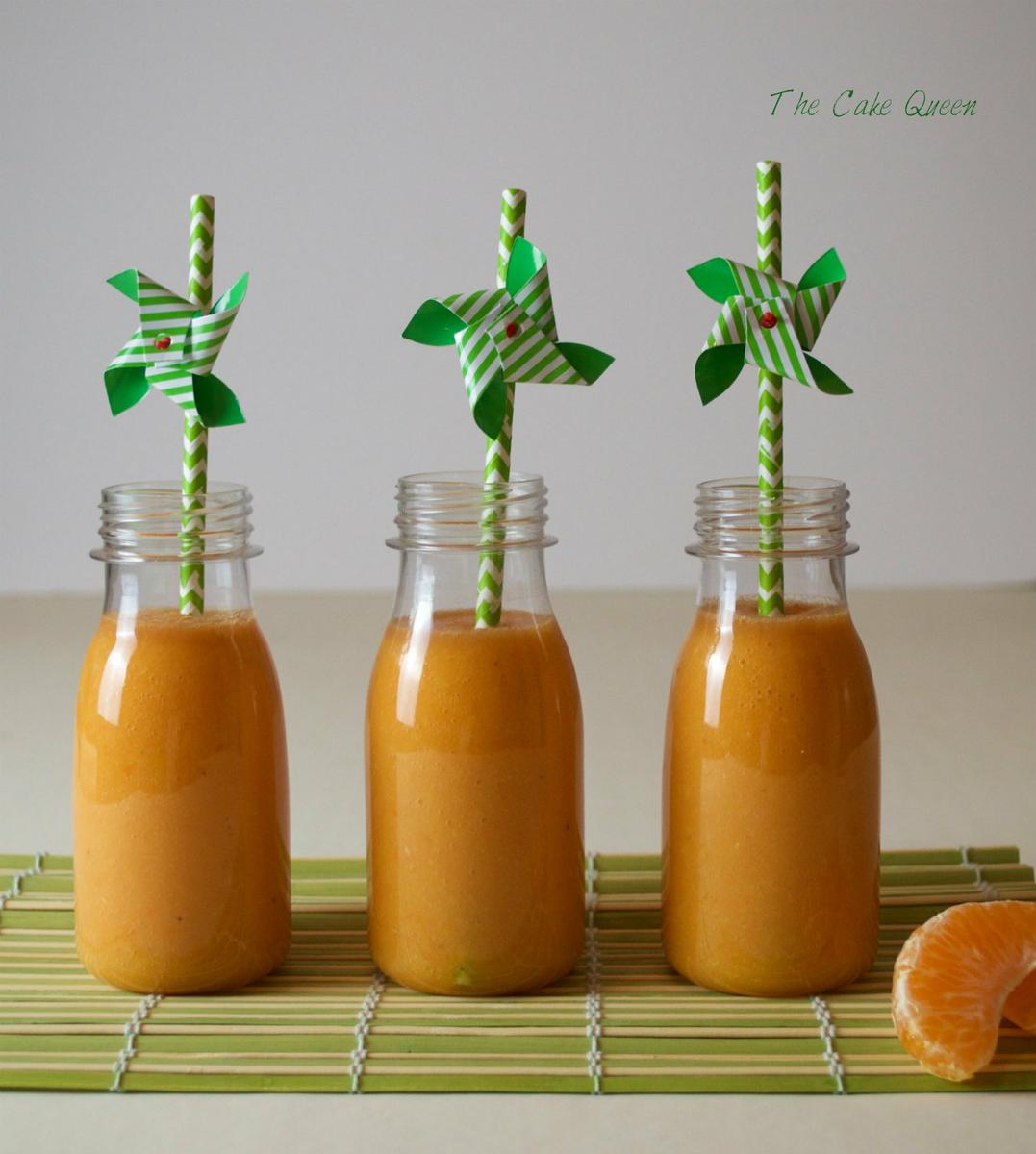 Zumo de naranja y mandarinas 