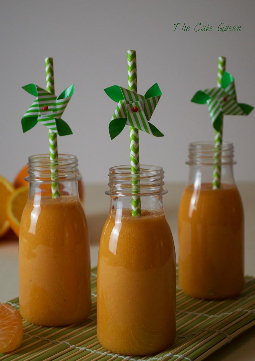 Zumo de naranja y mandarinas 