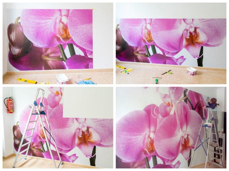 instalar un fotomural paso a paso