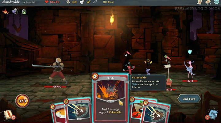 analisis de Slay the Spire juego de cartas tipo roguelike similar a Magic The Gathering con mazmorras generadas aleatoriamente disponible para Steam