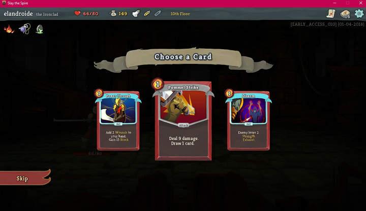 analisis de Slay the Spire juego de cartas tipo roguelike similar a Magic The Gathering con mazmorras generadas aleatoriamente disponible para Steam
