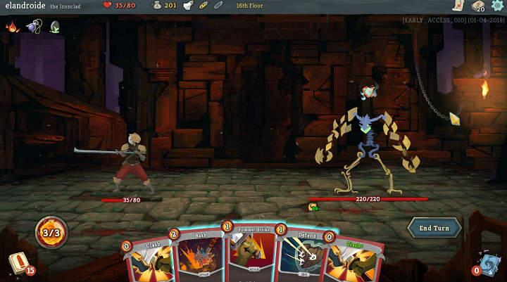 analisis de Slay the Spire juego de cartas tipo roguelike similar a Magic The Gathering con mazmorras generadas aleatoriamente disponible para Steam