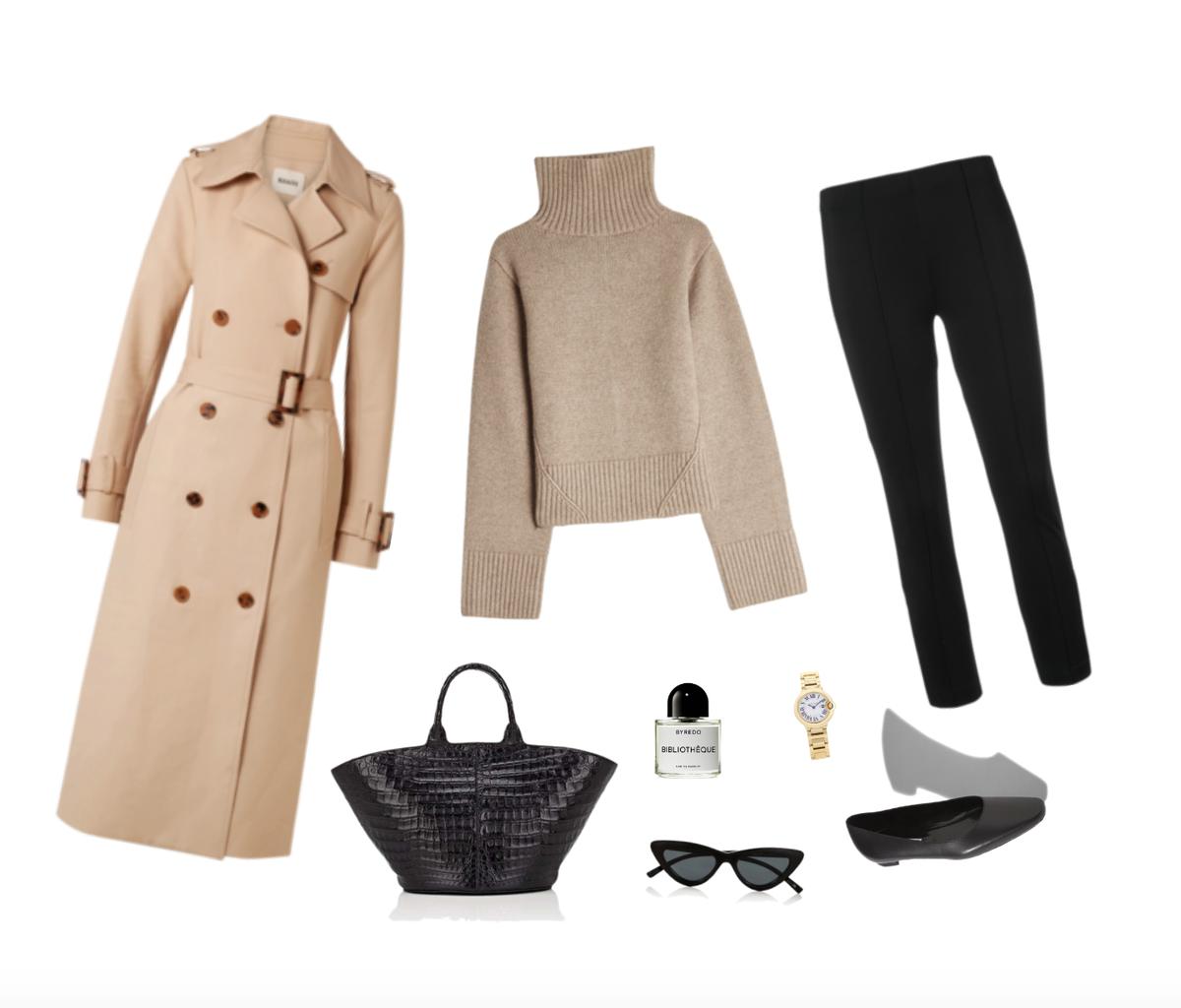 Trini | Khaite trench The Row leggings