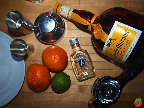 Ingredientes Margarita de naranja sanguina