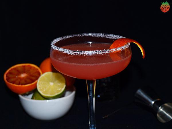 Margarita de naranja sanguina HortoGourmet