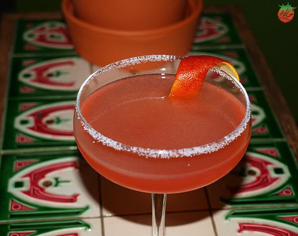 Margarita de naranja sanguina 