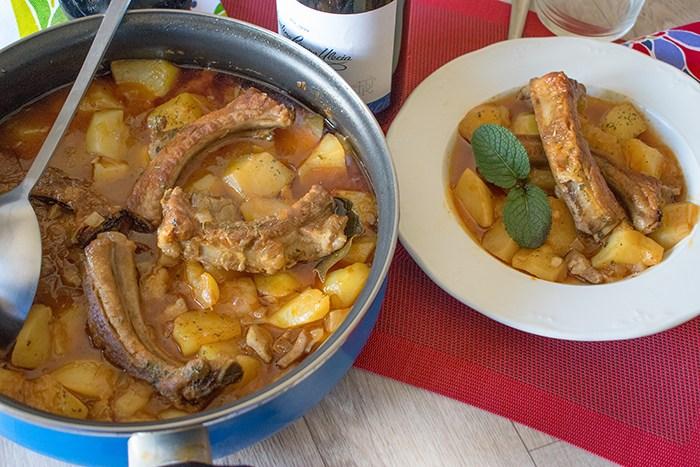 patatas con costillas