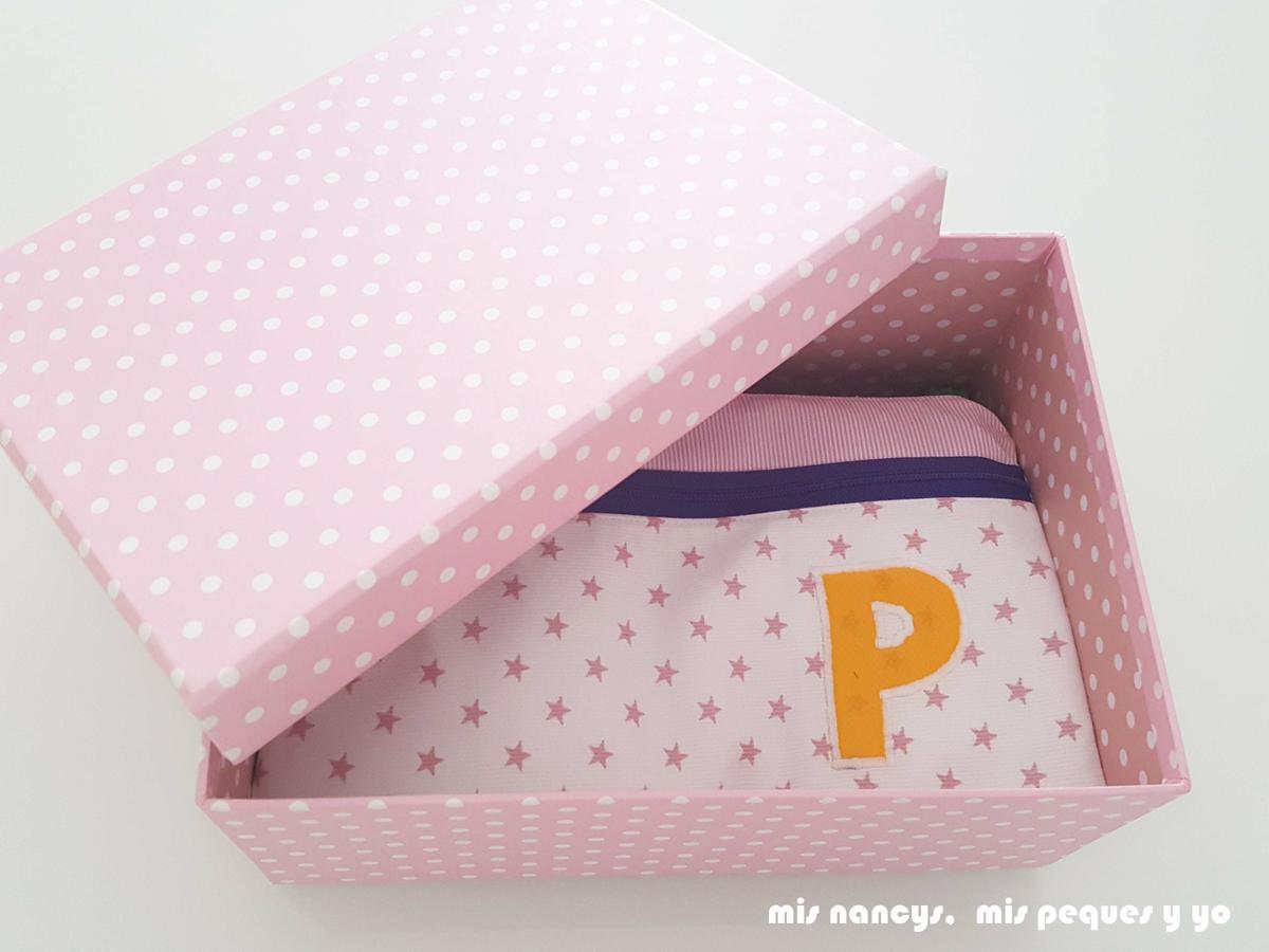 mis nancys, mis peques y yo, estuches escolares con dos cremalleras, caja regalo
