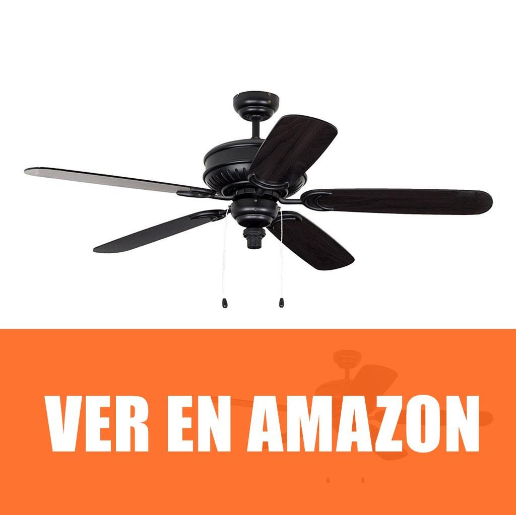 MiniSun - Ventilador de techo con luz de estilo vintage