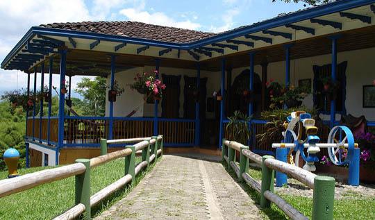 casa típica campesina Parque Nacional del Café