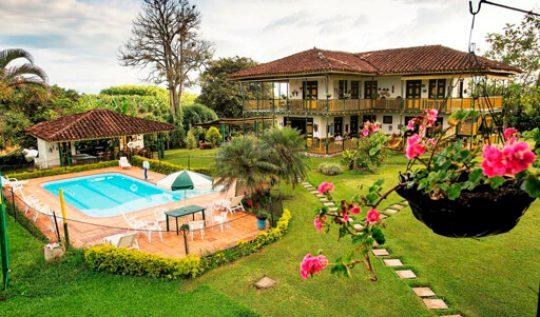 finca hotel el palmar mejores alojamientos montenegro cerca del parque del cafe