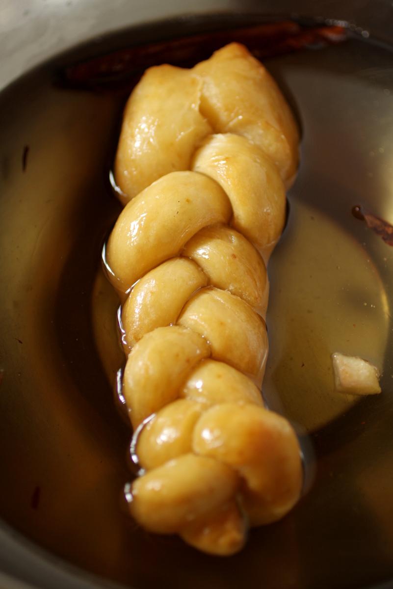 Koeksusters (buñuelos sudafricanos) en jarabe