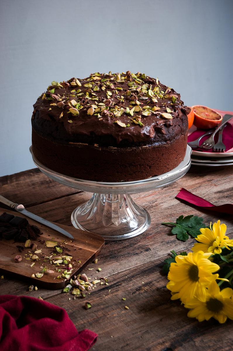 tarta de chocolate sencillo
