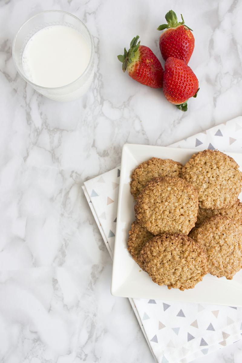 galletas de avena y naranja