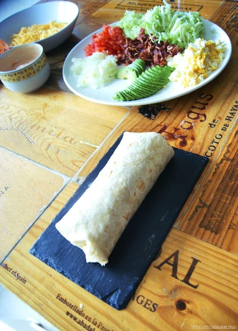 club wraps con mayonesa de sriracha