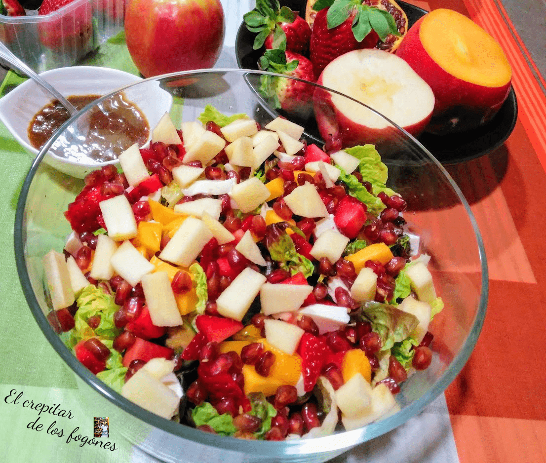 ensalada de frutas y hortalizas