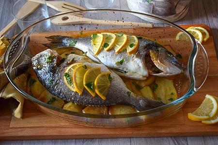 dorada al horno