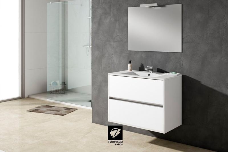 Muebles suspendidos con clase para el cuarto de baño