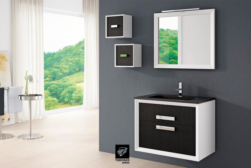 Muebles suspendidos con clase para el cuarto de baño