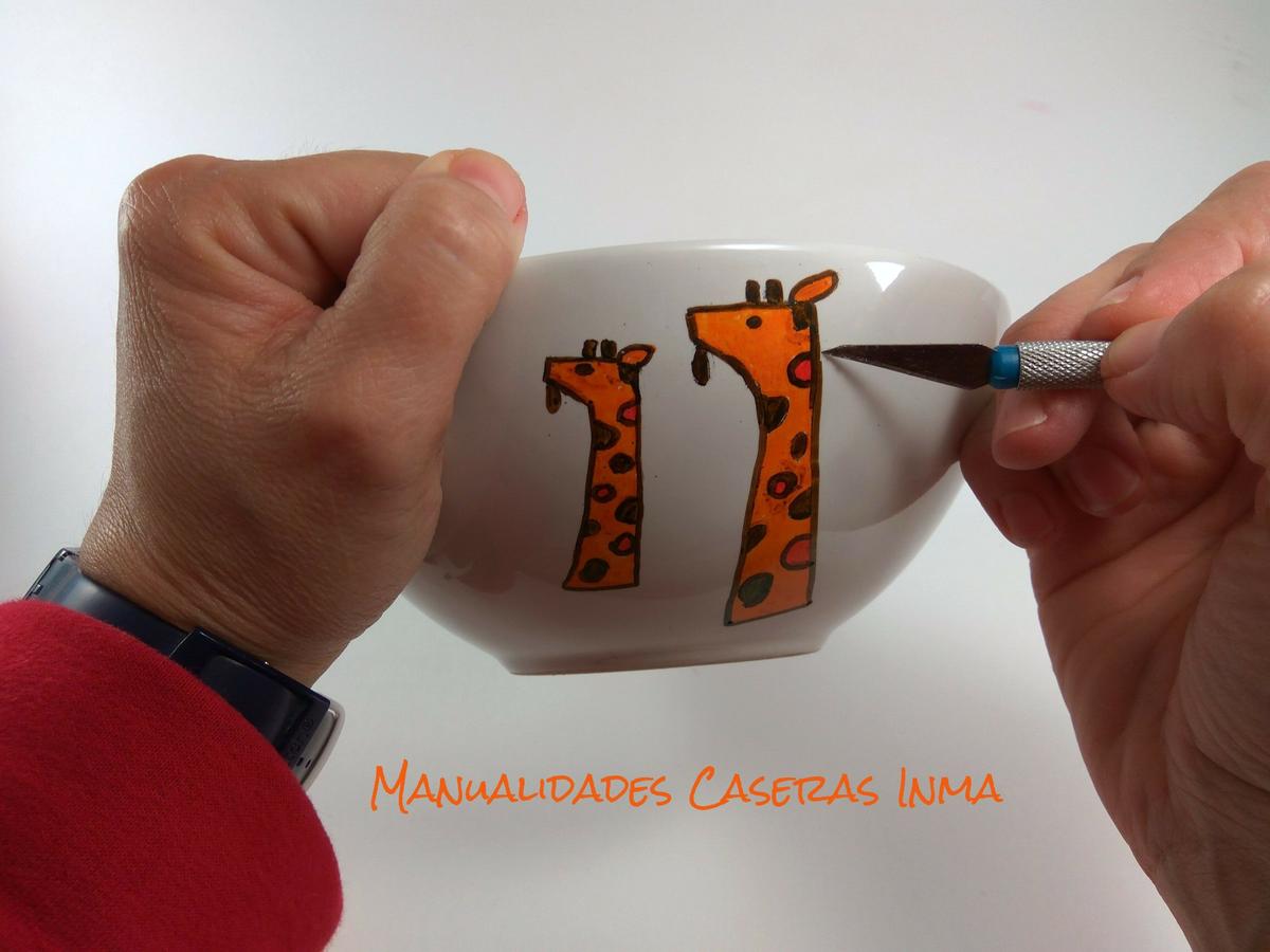 Manualidades Caseras Inma_ Como retirar el exceso de rotulador 