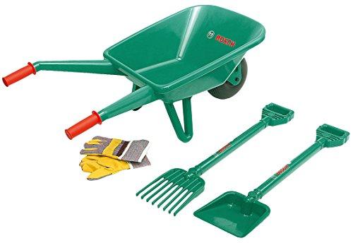 Bosch - Set de jardinería con carrito de jardinero, 4 piezas (Theo Klein 2752)