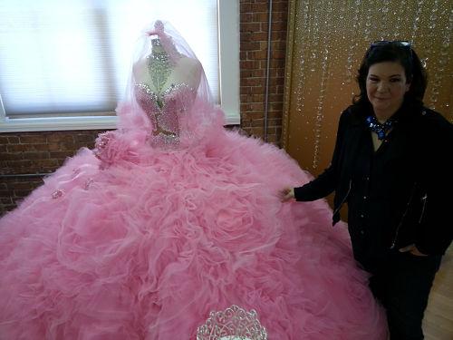 Vestido de fiesta para boda gitana