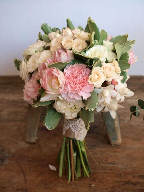 Ramo en rosa y verde