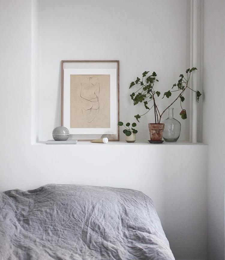 lagom en la decoración - habitacion de Laura Riu