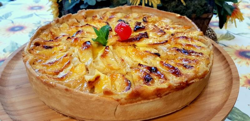 Tarta de manzana casera