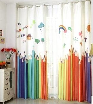 cortinas divertidas para ambientar habitacion bebe