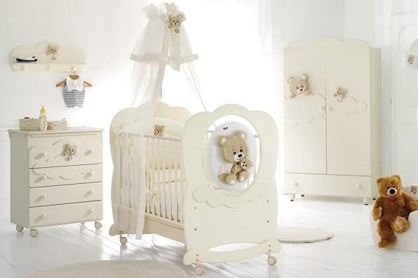dormitorio para bebe con ositos