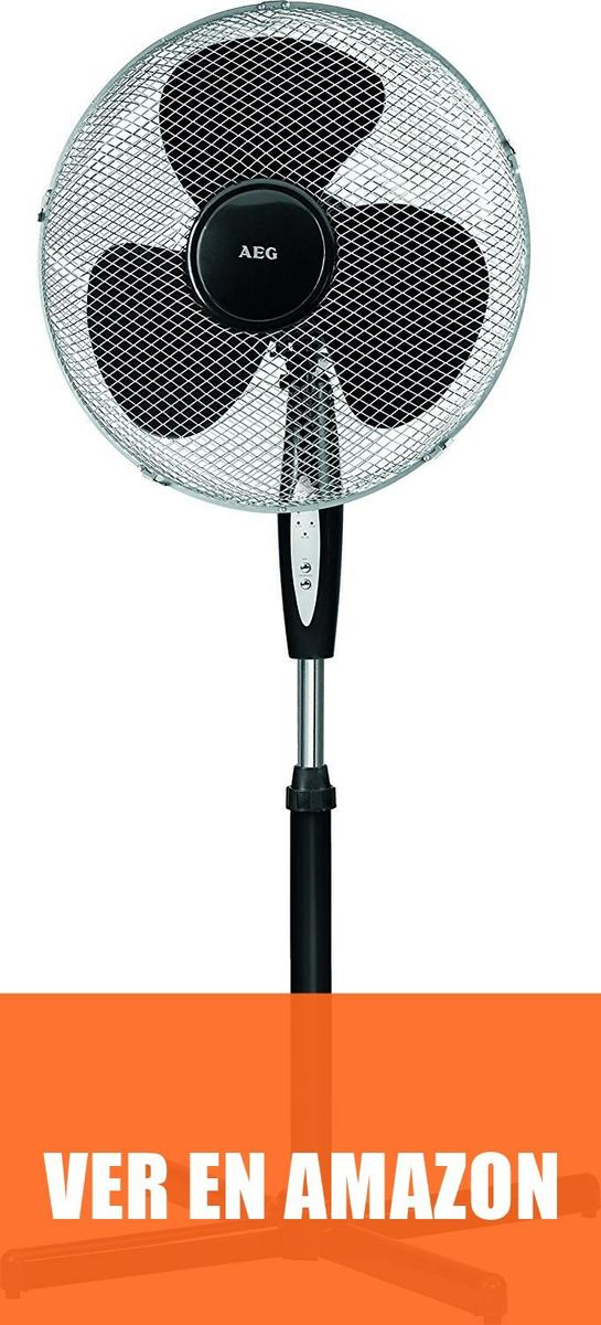 AEG - Ventilador de pie con mando a distancia