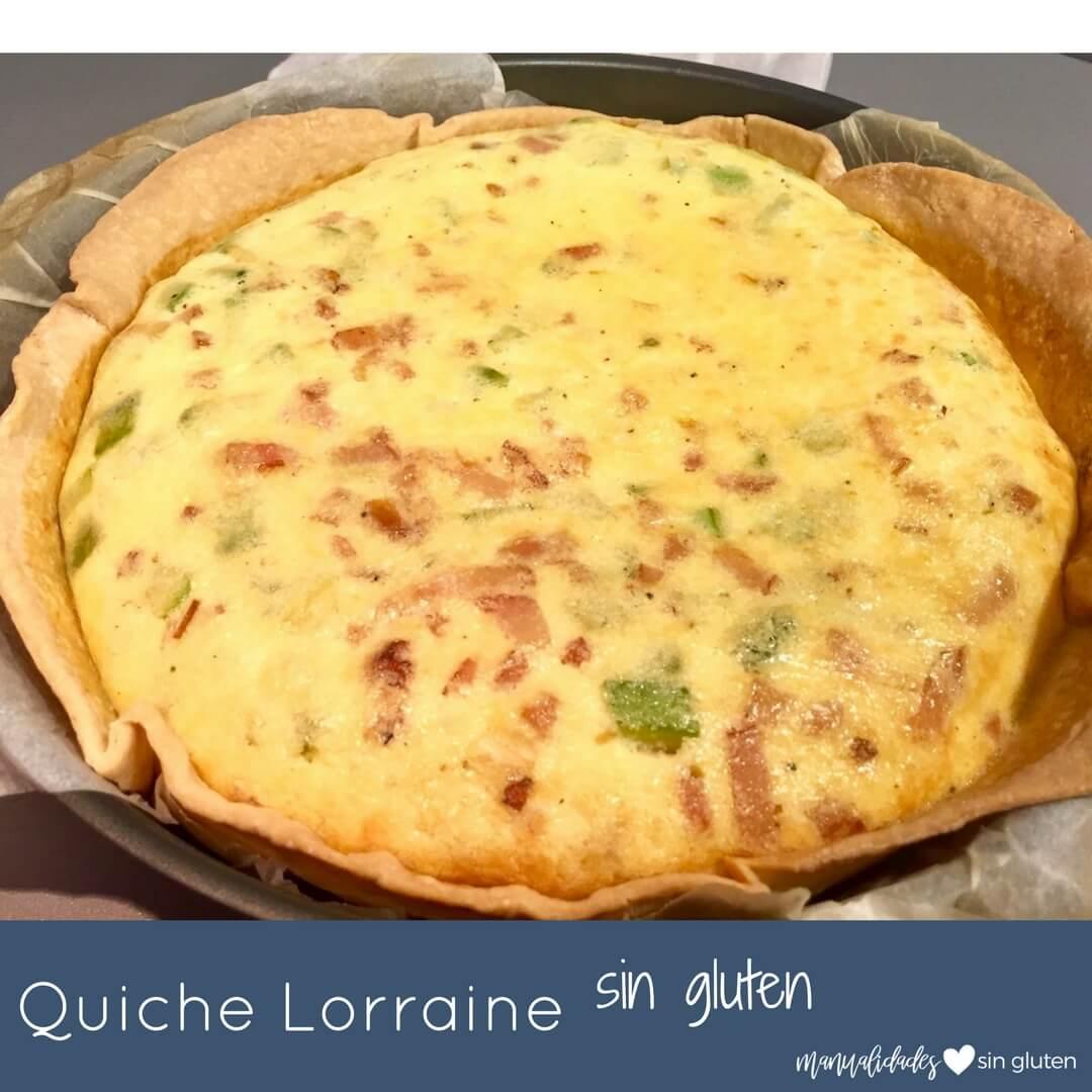 quiche lorraine sin gluten