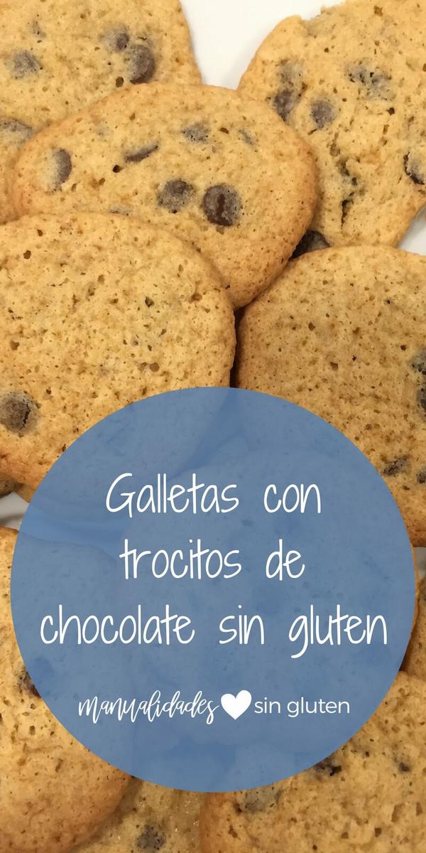 Galleta con trocitos de chocolate sin gluten