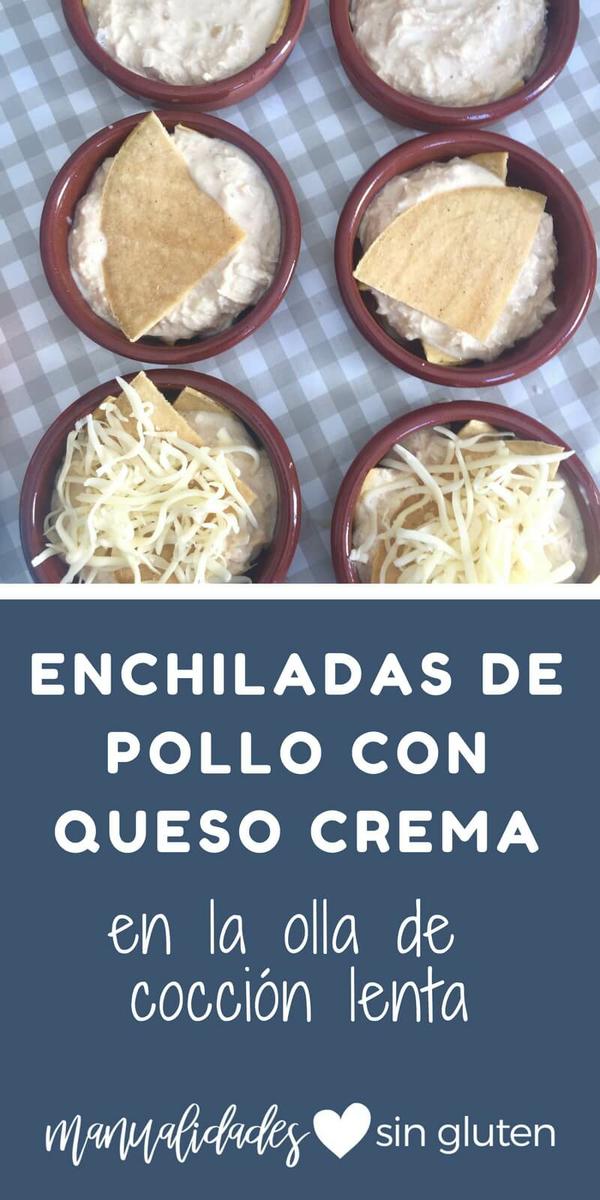 enchiladas de pollo con queso crema