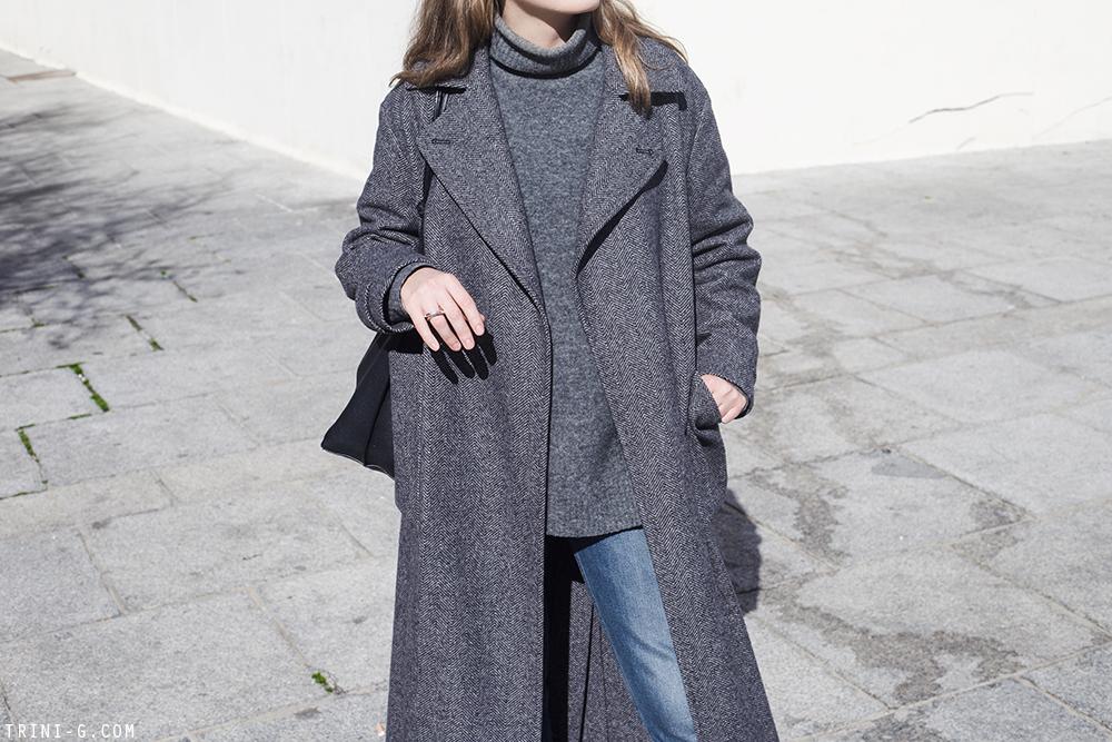 Trini | Max Mara coat Acne Studios jeans Prada boots