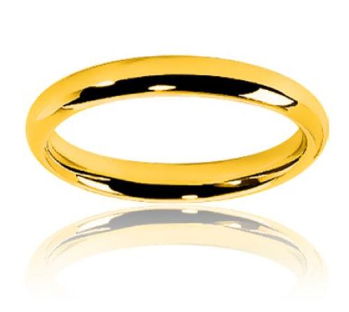 Anillo de boda redondo