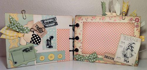 Libro de firmas vintage scrap