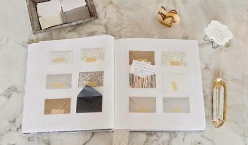 Libro de firmas con tarjetas original