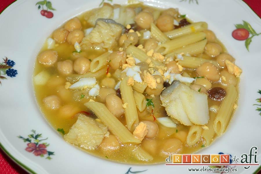 Bacalao a la calesera, sugerencia de presentación