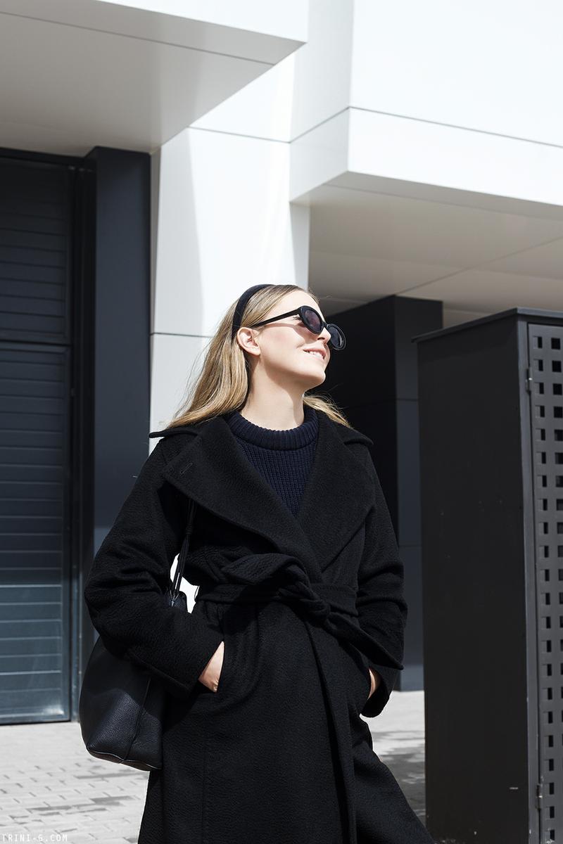 Trini | Max Mara Manuela coat Levis jeans Prada boots