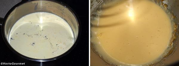 Natillas de vainilla paso 1 