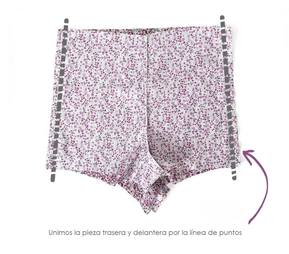 Cómo hacer un pelele de punto y tela combinado de bebé DIY - Tutorial y Patrón