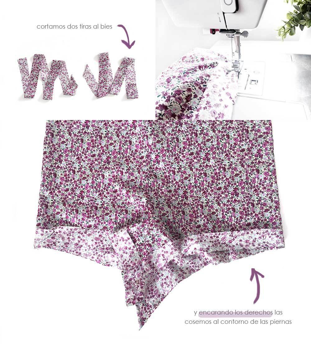 Cómo hacer un pelele de punto y tela combinado de bebé DIY - Tutorial y Patrón