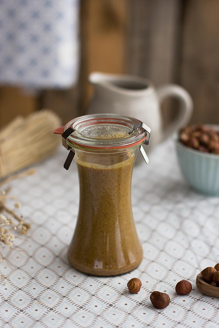 Como hacer mantequilla de avellanas casera receta saludable