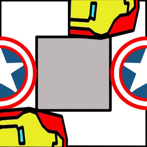 descarga Tarjeta Mágica de Súper Héroes cara A