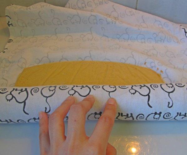 masa en bandeja para hornear