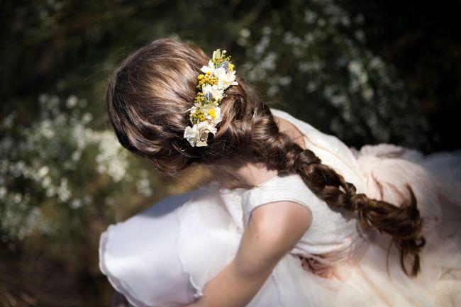 Colaboración en una sesión de fotos de comunión ideal