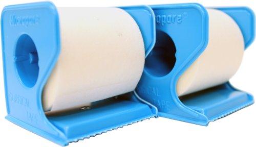 3m Micropore Surgical Tape 2" x 10 Yards with Dispenser (Pack of 2)