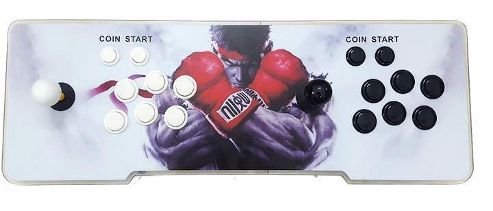 Pandoras Key 5S analisis reseña review de esta máquina arcade casera con 2 joysticks para 2 jugadores con 999 juegos retro de recreativas preinstalados con salida VGA y HDMI retroiluminado especificaciones precio y opinión